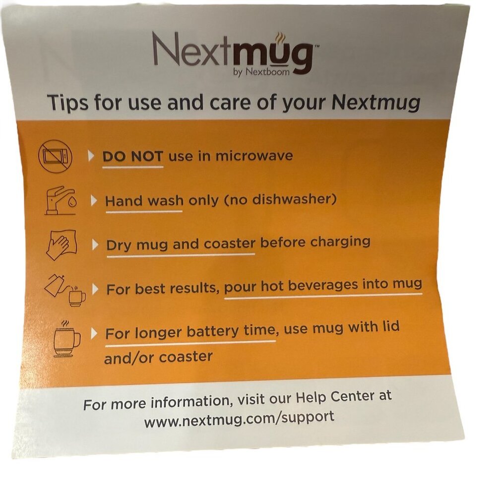 NextMug PLUS Temperature-Controlled Self-Heating Mug - Picture 3 of 3